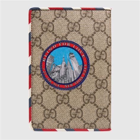 gucci supreme passport holder|Gucci passport holder women.